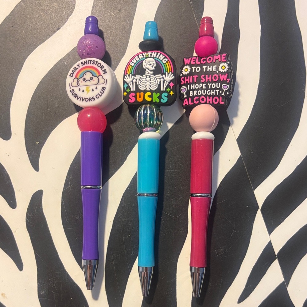 Colorful Novelty Pens Set